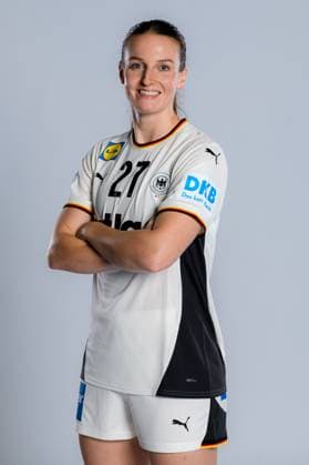 Gummersbach Handball Women Germany Photo shoot Julia Maidhof Germany Gummersbach Schwalbe Arena Germany