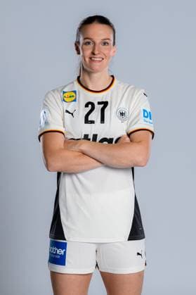 Gummersbach Handball Women Germany Photo shoot Julia Maidhof Germany Gummersbach Schwalbe Arena Germany