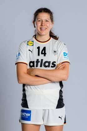 Gummersbach Handball Women Germany Photo shoot Marie Steffen Germany Gummersbach Schwalbe Arena Germany