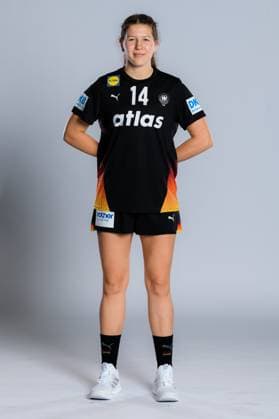 Gummersbach Handball Women Germany Photo shoot Marie Steffen Germany Gummersbach Schwalbe Arena Germany