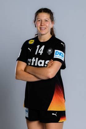 Gummersbach Handball Women Germany Photo shoot Marie Steffen Germany Gummersbach Schwalbe Arena Germany