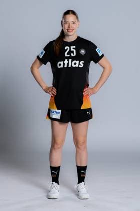 Gummersbach Handball Women Germany Photo shoot Luisa Scherer Germany Gummersbach Schwalbe Arena Germany