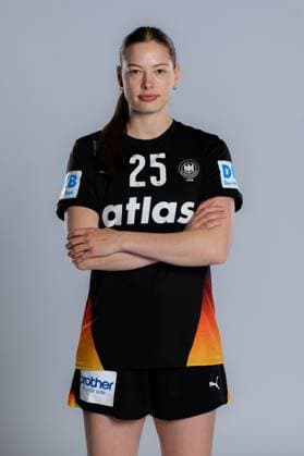 Gummersbach Handball Women Germany Photo shoot Luisa Scherer Germany Gummersbach Schwalbe Arena Germany