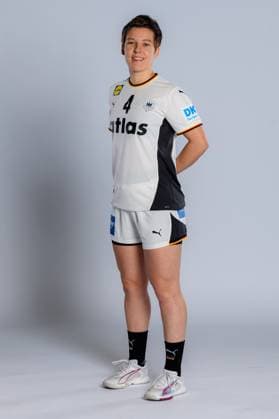 Gummersbach Handball Women Germany Photo shoot Alina Grijseels Germany Gummersbach Schwalbe Arena Germany