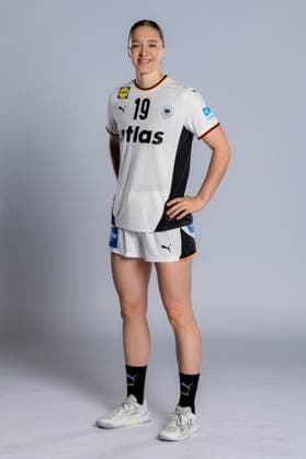 Gummersbach Handball Women Germany Photo shoot Nieke Kühne Kuehne Germany Gummersbach Schwalbe Arena Germany