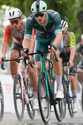 2nd November 2025, Marina Bay Circuit, Marina Bay, Singapore; Tour de France EFGH Singapore Criterium 2025 Cycling; Jonathan Milan of Team Lidl Trek hangs back in the Pelaton  StevexFlynn