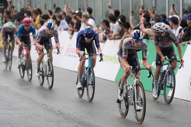 2nd November 2025, Marina Bay Circuit, Marina Bay, Singapore; Tour de France EFGH Singapore Criterium 2025 Cycling;  StevexFlynn