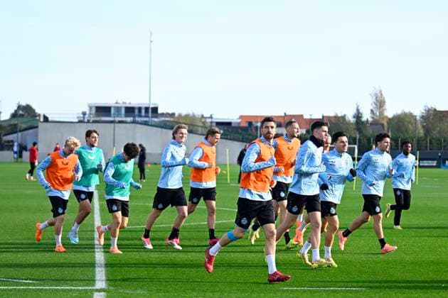 Football, CL, FC Brugge, Training