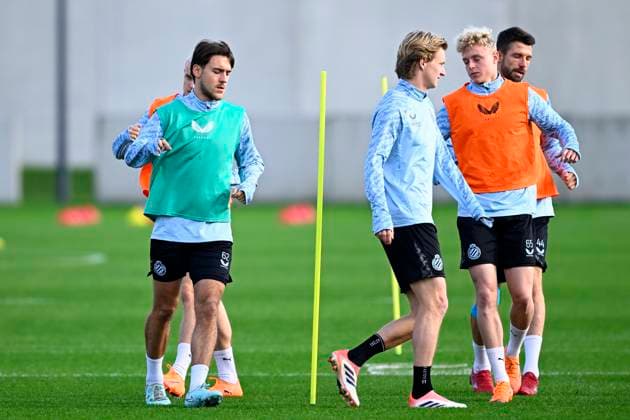 Club Brugge v Barcelona - UEFA Champions League Media Activities 04 11 2025 WESTKAPELLE, BELGIUM - NOVEMBER 04 : Audoor Lynnt midfielder of Club Brugge pictured during a training session ahead of the UEFA Champions League 2025 26 League Phase MD4 match between Club Brugge and Barcelona on November 4, 2025 in Westkapelle, Belgium, 04 11 2025 Westkapelle Belgium  Copyright: xTomasxSiskx