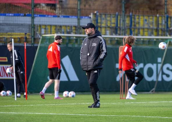 Soccer, Men, Season 2025 2026, 1 Bundesliga, 1 FC Union Berlin, Training, Coach Steffen Baumgart 1 FC Union Berlin , 04 11 2025, Copyright: xMatthiasxKochx