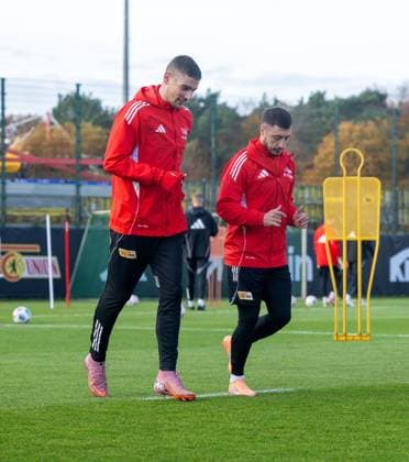 Soccer, Men, Season 2025 2026, 1 Bundesliga, 1 FC Union Berlin, Training, v l Andrej Ilic 1 FC Union Berlin , Josip Juranovic 1 FC Union Berlin , 04 11 2025, Copyright: xMatthiasxKochx