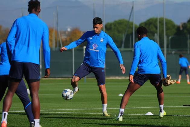 Football, CL, Atalanta Bergamo, Training
