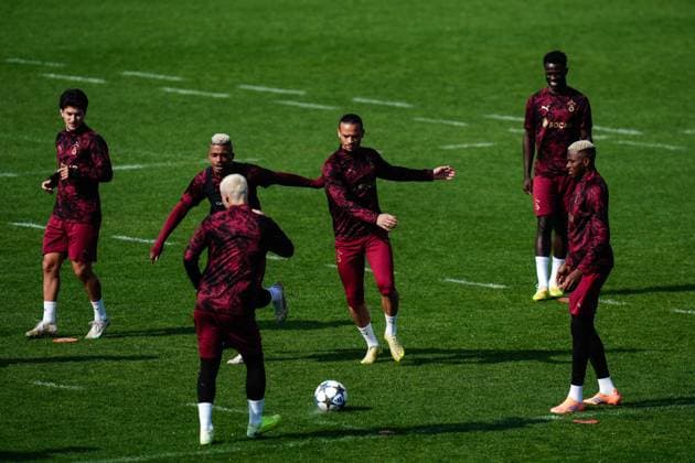 Ahead of Galatasaray and Ajax- UEFA Champions League ISTANBUL, TURKIYE - NOVEMBER 4: Players of Galatasaray attend training session at Kemerburgaz Metin Oktay Facilities ahead of UEFA Champions League 4th week football match between Galatasaray and Ajax in Istanbul, Turkiye on November 4, 2025. Hakan Akgun Anadolu Istanbul Turkey. Editorial use only. Please get in touch for any other usage.  Copyright: x2025xAnadoluxHakanxAkgunx