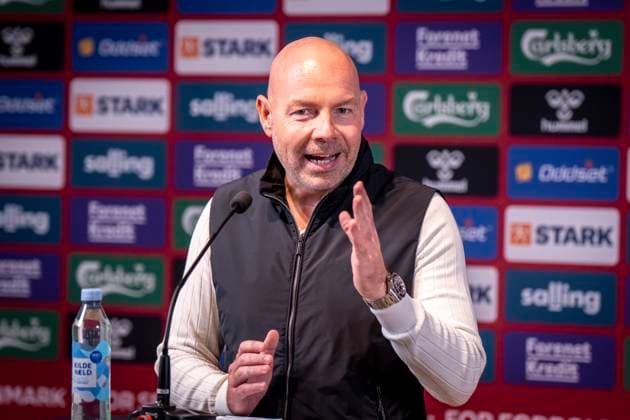 Football, World Cup qualifiers, Denmark national team, Press conference