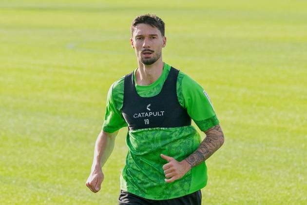 04 11 2025, Soccer 1 Bundesliga, Season 2025 2026, public training, Borussia Moenchengladbach at the training ground at Borussia Park Tim Kleindienst Borussia Moenchengladbach, 11 in individual training Photo Kirchner Media Thomas Haesler Copyright: xKirchner-Media ThomasxHaeslerx