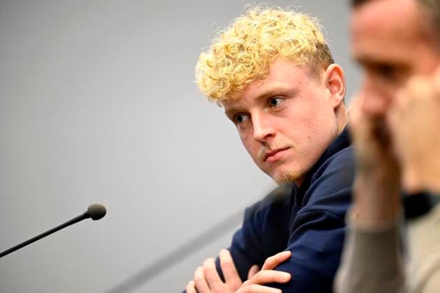 Club Brugge v Barcelona - UEFA Champions League Media Activities 04 11 2025 BRUGGE, BELGIUM - NOVEMBER 04 : Seys Joaquim defender of Club Brugge talking to the press during a press conference, PK, Pressekonferenz ahead of the UEFA Champions League 2025 26 League Phase MD4 match between Club Brugge and Barcelona on November 4, 2025 in Brugge, Belgium, 04 11 2025 Brugge Belgium  Copyright: xTomasxSiskx