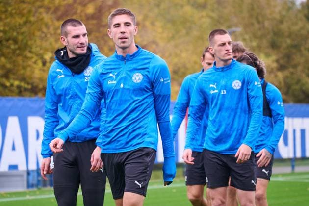04 11 2025, Football, Men, 2 BL, Season 2025 2026, Training Holstein Kiel Marko Ivezic Kiel, Projensdorf Projensdorf, Training ground, Rase Schleswig Holstein Germany