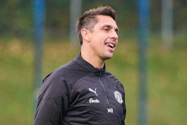 04 11 2025, Football, Men, 2 BL, Season 2025 2026, Training Holstein Kiel Coach Marcel Rapp Kiel, Projensdorf Projensdorf, Training ground, Rase Schleswig Holstein Germany