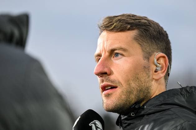GER, 3 Liga, SSV Ulm 1846 vs VfB Stuttgart II 01 11 2025, Donaustadion, Ulm, GER, 3 Liga, SSV Ulm 1846 vs VfB Stuttgart II, in the picture Moritz Glasbrenner SSV Ulm , Interview after the match nordphotoxGmbHx xHafner nph00200