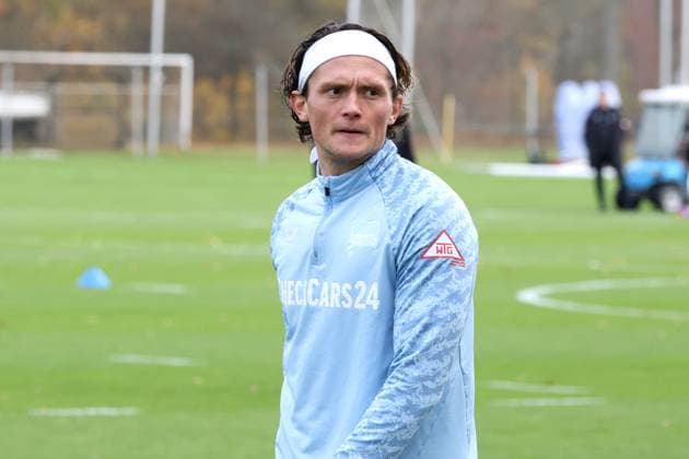 2 FBL, Hertha BSC training, 04 11 2025, Hertha BSC training, Sportforum, in the picture Fabian Reese Hertha BSC Berlin 11 nordphotoxGmbHx xEngler nph00076