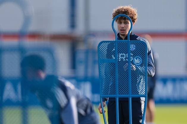 04 11 2025, Football, Season 2025 2026, Training FC Schalke 04, Mika Khadr FC Schalke 04 , Gelsenkirchen Training ground FC Schalke 04 NRW Germany xRHR PHOTO YYx Copyright: RHR-FOTOx RHR-FOTO YY