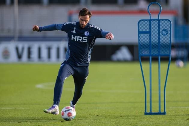 04 11 2025, Football, Season 2025 2026, Training FC Schalke 04, Kenan Karaman FC Schalke 04 , Gelsenkirchen Training ground FC Schalke 04 NRW Germany xRHR PHOTO YYx Copyright: RHR-FOTOx RHR-FOTO YY