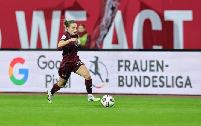 04 11 2025 Soccer Season 2025 2026 1 Women Soccer Bundesliga 09 Matchday 1 FC Nuremberg FCN Club FC Bayern Munich FCB Sportfoto Zink DaMa xdaxmax Nastassja Lein 24, 1 FC Nuremberg FCN Cropped single image
