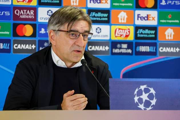Football UEFA Champions League C1 PHOTOPQR LA PROVENCE SPEICH Frederic ; Marseille ; 04 11 2025 ; Football UEFA Champions League Phase de ligue Journee 4 Olympique de Marseille ( OM ) - Atalanta Bergame Conference de presse de l’Atalanta au Stade Velodrome Ivan JURIC coach Mario PASALIC joueur - Atalanta press conference, PK, Pressekonferenz at Stade Vélodrome Marseille, 04 11 2025 – UEFA Champions League Group Stage, Matchday 4 Olympique de Marseille (OM) vs. Atalanta Bergamo Marseille Autre France  Copyright: xPHOTOPQR LAxPROVENCE MAXPPPxSPEICHxFredericx 20251104PVL5677 20251104PVL5677