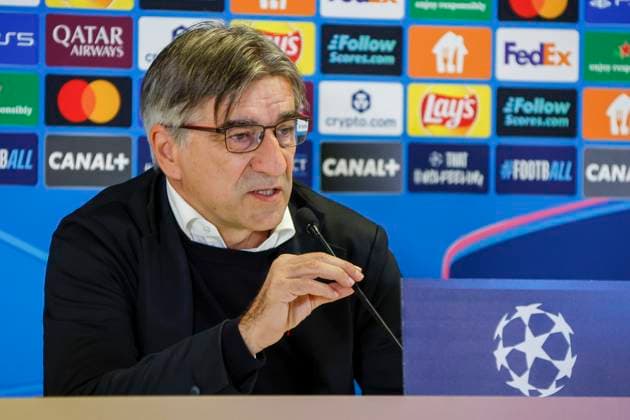 Football UEFA Champions League C1 PHOTOPQR LA PROVENCE SPEICH Frederic ; Marseille ; 04 11 2025 ; Football UEFA Champions League Phase de ligue Journee 4 Olympique de Marseille ( OM ) - Atalanta Bergame Conference de presse de l’Atalanta au Stade Velodrome Ivan JURIC coach Mario PASALIC joueur - Atalanta press conference, PK, Pressekonferenz at Stade Vélodrome Marseille, 04 11 2025 – UEFA Champions League Group Stage, Matchday 4 Olympique de Marseille (OM) vs. Atalanta Bergamo Marseille Autre France  Copyright: xPHOTOPQR LAxPROVENCE MAXPPPxSPEICHxFredericx 20251104PVL5685 20251104PVL5685