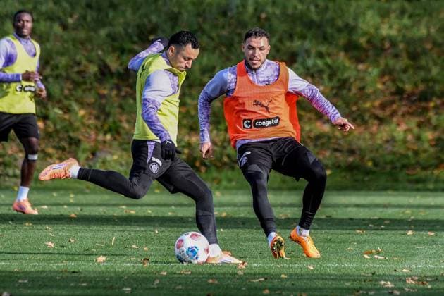 Football, 1st BL, FC St. Pauli, Training