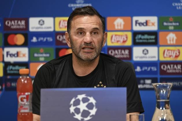 Ahead of UEFA Champions League: Ajax v Galatasaray AMSTERDAM, NETHERLANDS - NOVEMBER 4: Galatasaray head coach Okan Buruk and goalkeeper Ugurcan Cakir (not seen) hold a press conference, PK, Pressekonferenz at Johan Cruijff Arena ahead of their UEFA Champions League week 4 match against Ajax, in Amsterdam, Netherlands, on November 4, 2025. Halil Sagirkaya Anadolu Amsterdam Netherlands. Editorial use only. Please get in touch for any other usage.  Copyright: x2025xAnadoluxHalilxSagirkayax