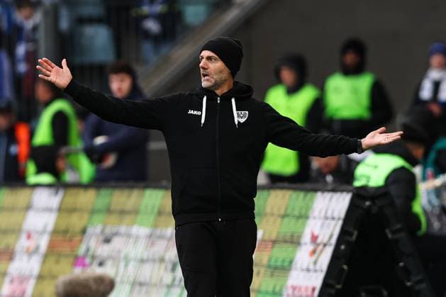 Trainer Alexander Ende (Preussen Münster) - 2. Fußball Bundesliga Saison 2025-2026 1. FC Magdeburg vs. Preussen Münster in der Avnet Arena in Magdeburg - Fußball,Mann,Männer,Deutschland,26.10.2025 *** Coach Alexander Ende Preussen Münster 2 Soccer Bundesliga Season 2025 2026 1 FC Magdeburg vs Preussen Münster at the Avnet Arena in Magdeburg Soccer,Man,Men,Germany,26 10 2025