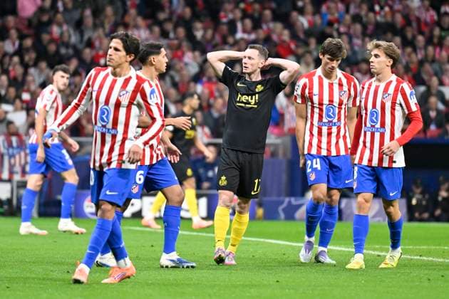 Atletico de Madrid v Royale Union Saint-Gilloise - UEFA Champions League MADRID, SPAIN - NOVEMBER 04 : Schoofs Rob midfielder of Union Saint-Gilloise missing an opportunity during the UEFA Champions League 2025 26 League Phase MD4 match between Atletico de Madrid and Royale Union Saint-Gilloise on November 4, 2025 in Madrid, Spain, 04 11 2025 Madrid Spain  Copyright: xJanxDexMeuleneirx