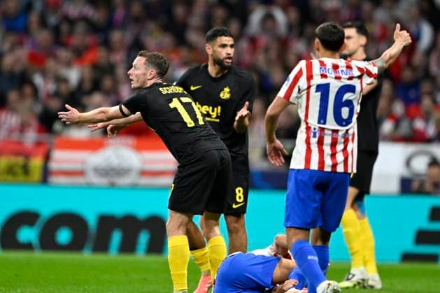 Atletico de Madrid v Royale Union Saint-Gilloise - UEFA Champions League MADRID, SPAIN - NOVEMBER 04 : Schoofs Rob midfielder of Union Saint-Gilloise during the UEFA Champions League 2025 26 League Phase MD4 match between Atletico de Madrid and Royale Union Saint-Gilloise on November 4, 2025 in Madrid, Spain, 04 11 2025 Madrid Spain  Copyright: xJanxDexMeuleneirx