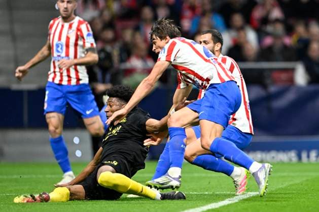 Atletico de Madrid v Royale Union Saint-Gilloise - UEFA Champions League MADRID, SPAIN - NOVEMBER 04 : Rodriguez Cortez Kevin Jose forward of Union Saint-Gilloise looks dejected after missing an opportunity during the UEFA Champions League 2025 26 League Phase MD4 match between Atletico de Madrid and Royale Union Saint-Gilloise on November 4, 2025 in Madrid, Spain, 04 11 2025 Madrid Spain  Copyright: xJanxDexMeuleneirx