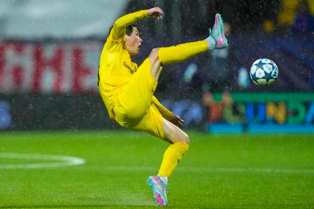 Football, Champions League 2025 2026 Bodo Glimt Monaco Bodo 20251104 Bodo Glimts Sondre Brunstad Fet during the Champions League football match between Bodo Glimt and Monaco at Aspmyra Stadium Photo Fredrik Varfjell NTB Bodo Norway EDITORIAL USE ONLY RESTRICTED USE FOR BETTING COMPANIES  Copyright: xFredrikxVarfjellx xNTBx