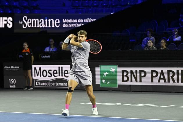 Open de Moselle 2025 - Tennis - ATP, Tennis Herren - Open de Moselle 2025 - 04 11 2025 - Flavio Cobolli - Italie MetzFrance  Copyright: xChryslenexCaillaud xPznewsx