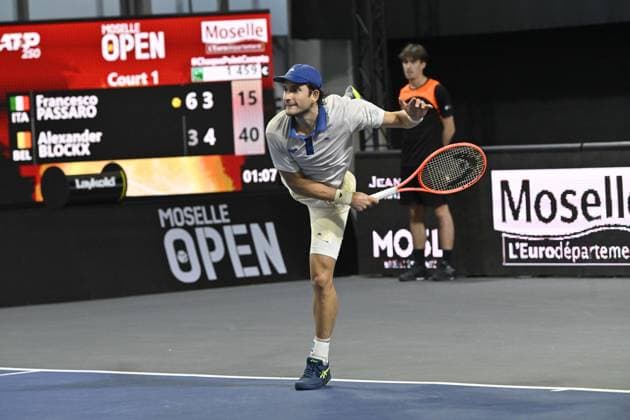 Open de Moselle 2025 - Tennis - ATP, Tennis Herren - Open de Moselle 2025 - 04 11 2025 - Francesco Passaro - Italie MetzFrance  Copyright: xChryslenexCaillaud xPznewsx