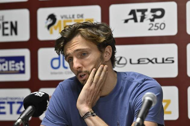 Open de Moselle 2025 - Tennis - ATP, Tennis Herren - Open de Moselle 2025 - 04 11 2025 - Arthur Rinderknech - France MetzFrance  Copyright: xChryslenexCaillaud xPznewsx