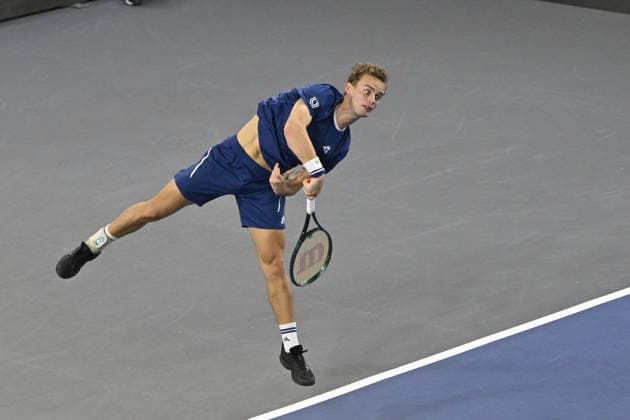 Open de Moselle 2025 - Tennis - ATP, Tennis Herren - Open de Moselle 2025 - 04 11 2025 - Luca Van Assche - France MetzFrance  Copyright: xChryslenexCaillaud xPznewsx