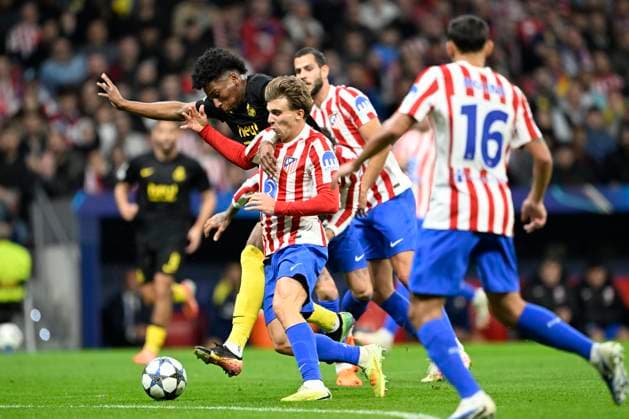 Atletico de Madrid v Royale Union Saint-Gilloise - UEFA Champions League MADRID, SPAIN - NOVEMBER 04 : Rodriguez Cortez Kevin Jose forward of Union Saint-Gilloise during the UEFA Champions League 2025 26 League Phase MD4 match between Atletico de Madrid and Royale Union Saint-Gilloise on November 4, 2025 in Madrid, Spain, 04 11 2025 Madrid Spain  Copyright: xJanxDexMeuleneirx