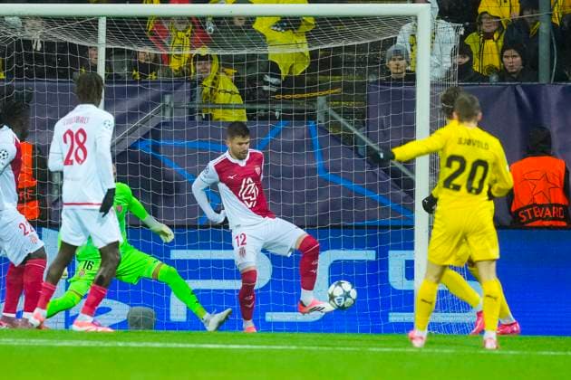 Football, Champions League 2025 2026 Bodo Glimt Monaco Bodo 20251104 Monaco s Caio Henrique during the Champions League football match between Bodo Glimt and Monaco at Aspmyra Stadium Photo Fredrik Varfjell NTB Bodo Norway EDITORIAL USE ONLY RESTRICTED USE FOR BETTING COMPANIES  Copyright: xFredrikxVarfjellx xNTBx