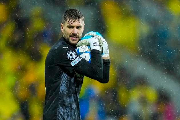 Football, Champions League 2025 2026 Bodo Glimt Monaco Bodo 20251104 Bodo Glimt s goalkeeper Nikita Haikin during the Champions League football match between Bodo Glimt and Monaco at Aspmyra Stadium Photo Fredrik Varfjell NTB Bodo Norway EDITORIAL USE ONLY RESTRICTED USE FOR BETTING COMPANIES  Copyright: xFredrikxVarfjellx xNTBx
