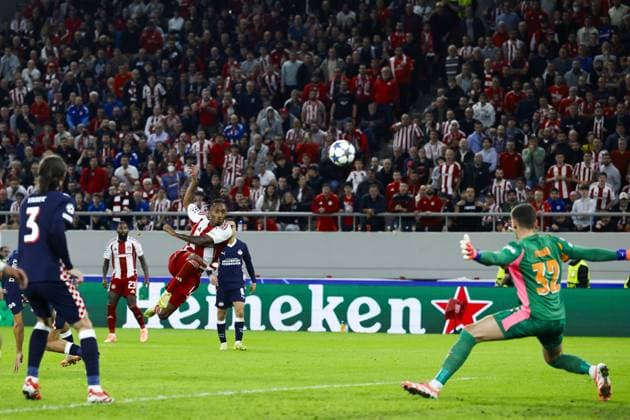 PIRAEUS - Gelson Martins of Olympiacos FC during the UEFA Champions League match between Olympiacos FC and PSV Eindhoven at the Georgios Karaiskakis Stadium on November 4, 2025, in Piraeus, Greece. ANP MAURICE VAN STEEN UEFA Champions League Matchday 4 2025-2026 xVIxANPxSportx xxANPxIVx 541243643 originalFilename: 541243643.jpg