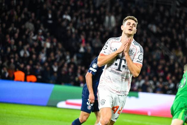 FOOTBALL : Paris Saint Germain vs FC Bayern Munich - Ligue des Champions - Phase de Ligue - JournÃ e 4 - 04 11 2025 Josip Stanisic (Bayern Munich) ParisFrance  Copyright: xLaptistex