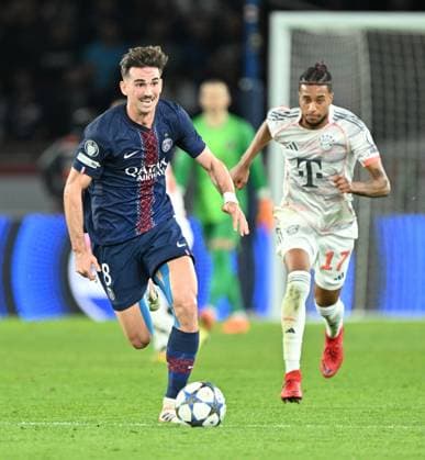 PSG v FC Bayern Munich - UEFA Champions League PARIS, FRANCE - NOVEMBER 04: Fabian Ruiz of Paris Saint-Germain in action during the UEFA Champions League match between Paris Saint-Germain and FC Bayern Munich at Parc des Princes in Paris, France on November 04, 2025. Mustafa Yalcin Anadolu Paris France. Editorial use only. Please get in touch for any other usage.  Copyright: x2025xAnadoluxMustafaxYalcinx