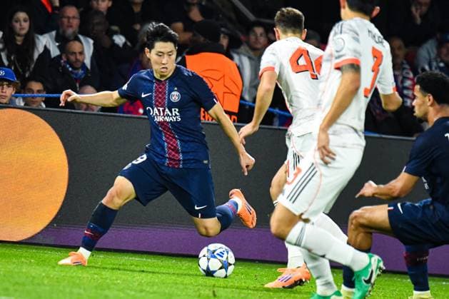 FOOTBALL : Paris Saint Germain vs FC Bayern Munich - Ligue des Champions - Phase de Ligue - JournÃ e 4 - 04 11 2025 Kang-in Lee (Paris SG) ParisFrance  Copyright: xLaptistex