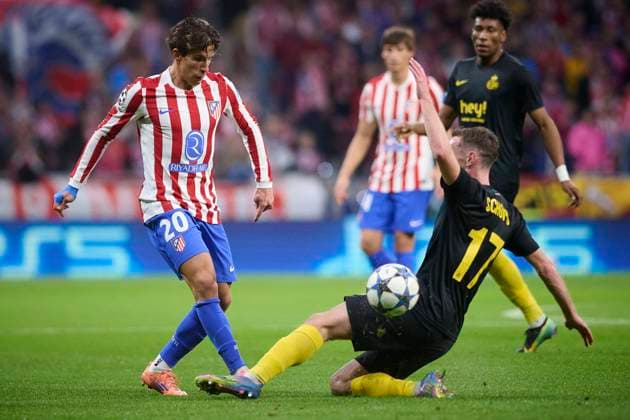 UEFA Champions League Atletico Madrid vs Union Saint Gilloise at Riyadh Air Metropolitano Stadium in Madrid, Spain. 04 November 2025 Giuliano Simeone 900 Cordon Press  900 CordonxPress LOF - UEFA Champions League Atletico Madrid vs Union Saint Gillo