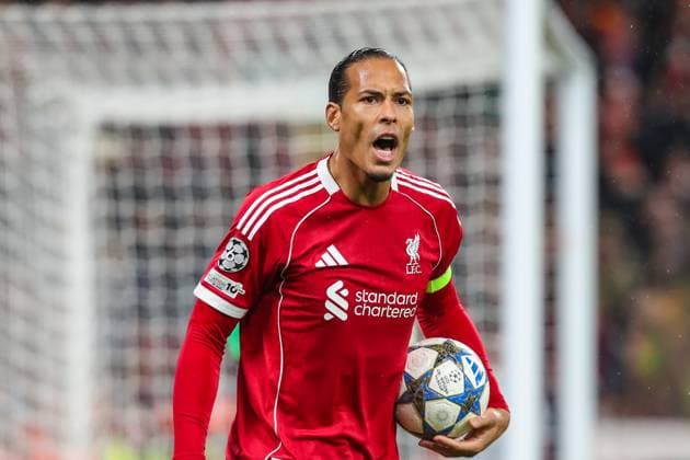 Liverpool v Real Madrid, UEFA Champions League Virgil van Dijk Of Liverpool during the Liverpool v Real Madrid UEFA Champions League Round 1 League Stage match at Anfield, Liverpool, England on 4 November 2025 Credit: Lee Keuneke Every Second Media Editorial use only. All images are copyright Every Second Media Limited. No images may be reproduced without prior permission. Copyright: xIMAGO EveryxSecondxMediax ESM-1654-0082 LeexKeunekex xEveryxSecondxMediax