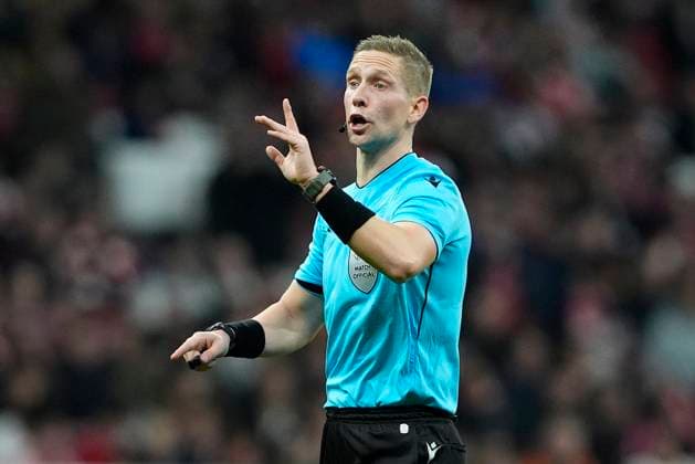 ATLETICO DE MADRID v R. UNION SAINT-GILLOISE. CHAMPIONS LEAGUE 2025 2026. ROUND 4 MATCH. Norwegian referee Espen Eskas during Champions League 2025 2026, Round 4 match. November 4 ,2025. (ALTERPHOTOS Acero) MadridSpain  Copyright: xAcerox